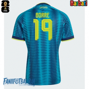 Columbia Rafael Santos Borre #19 Tricou Fotbal Replică Mondial 2026 Barbati Deplasare